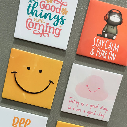 Set of 6 Affirmations Magnets